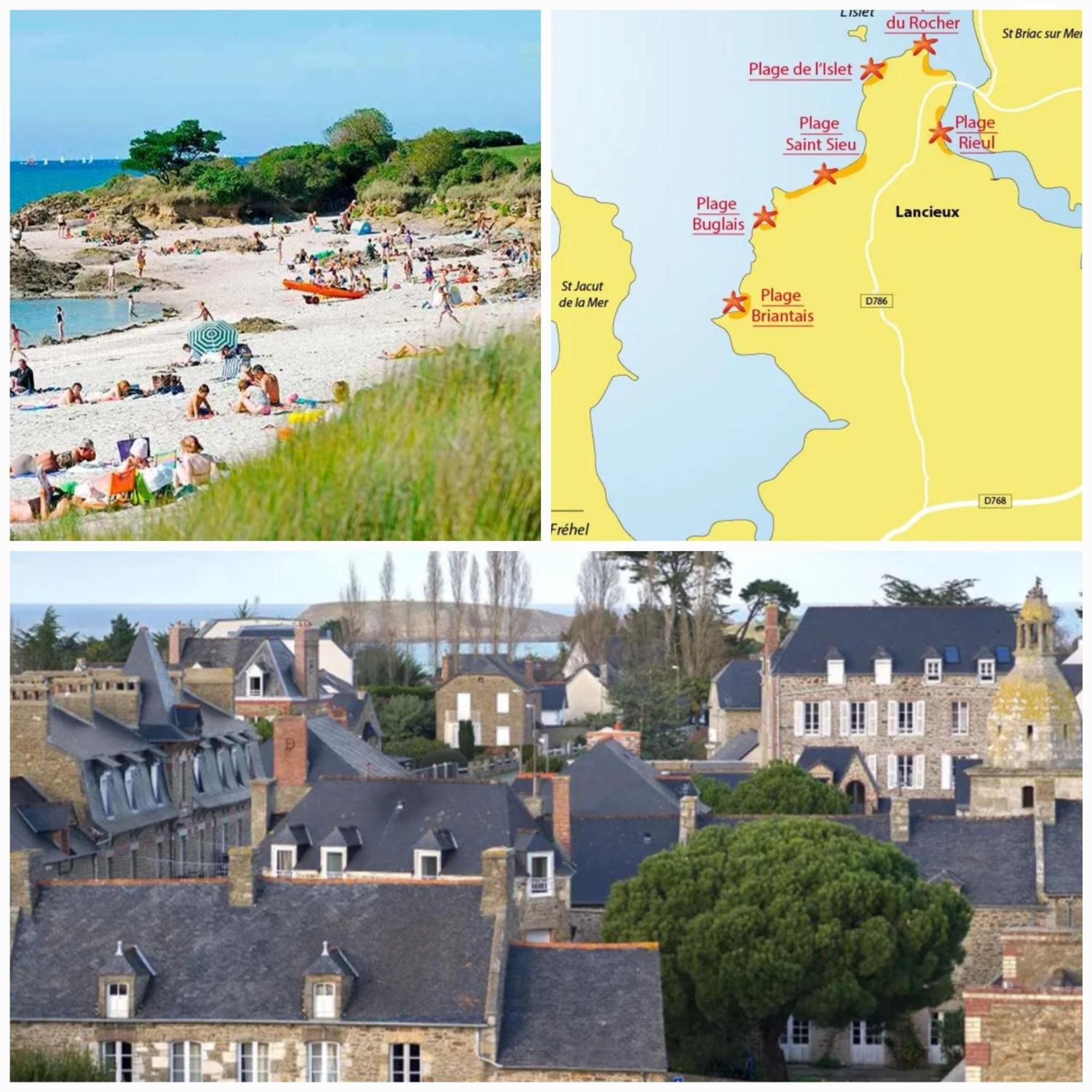 Maison Familiale Sur La Cote D'Emeraude Лансю Екстериор снимка